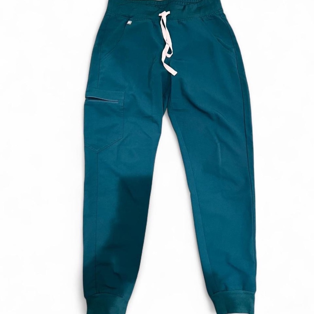 FIGS Zamora Caribbean Blue Scrub Pants